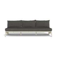 MLB Aluminum 3 Seat Armless Sofa