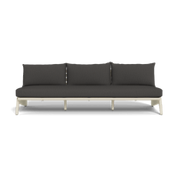 MLB Aluminum 3 Seat Armless Sofa