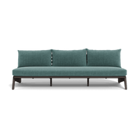 MLB Aluminum 3 Seat Armless Sofa