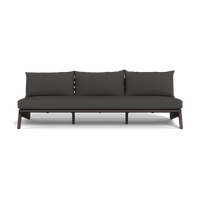 MLB Aluminum 3 Seat Armless Sofa
