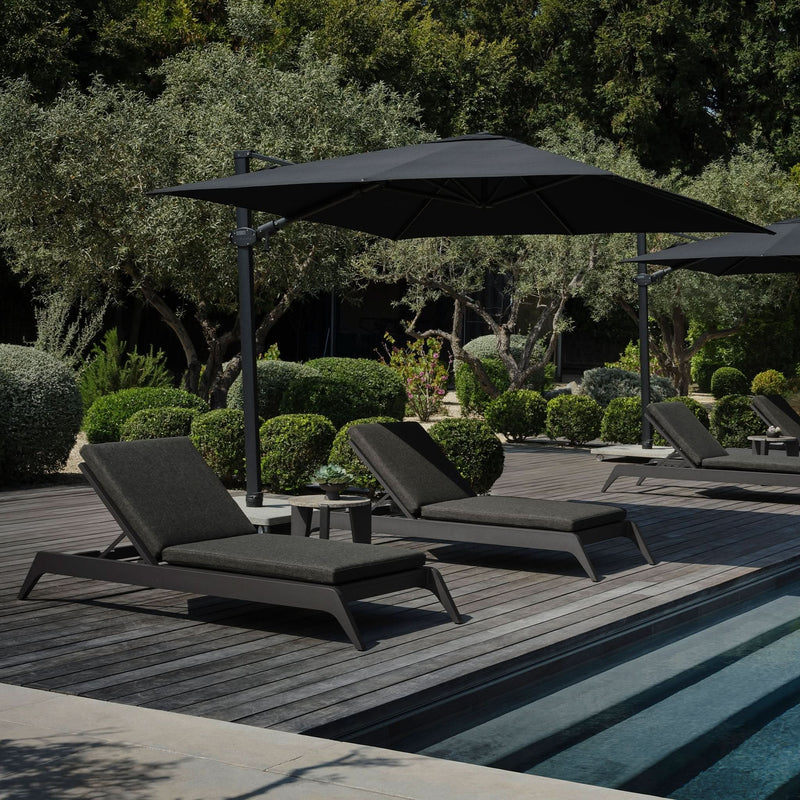 MLB Aluminum Slatted Sun Lounge | Aluminum Asteroid, Copacabana Midnight,