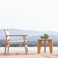 Mlb Teak Round Side Table