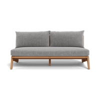 Mlb Teak 2 Seat Armless Sofa