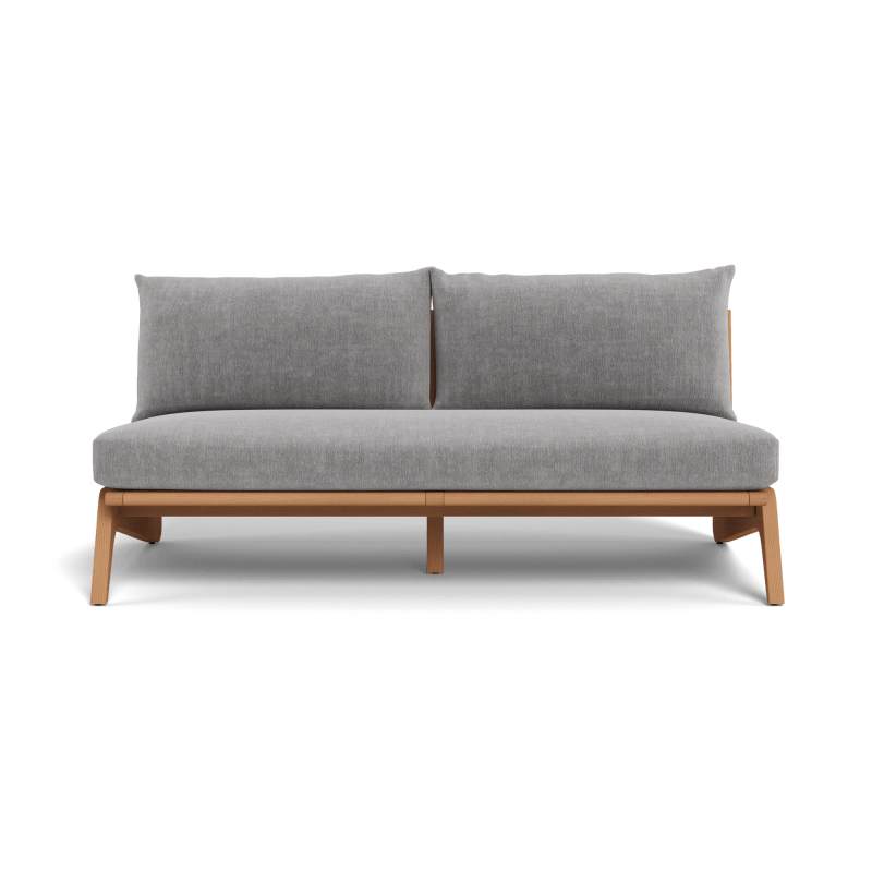 Mlb Teak 2 Seat Armless Sofa