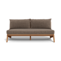 Mlb Teak 2 Seat Armless Sofa