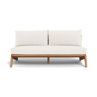 Mlb Teak 2 Seat Armless Sofa
