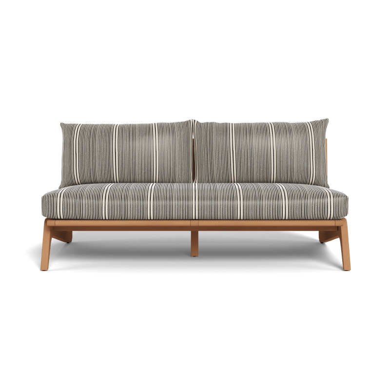 Mlb Teak 2 Seat Armless Sofa