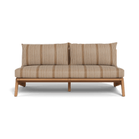 Mlb Teak 2 Seat Armless Sofa