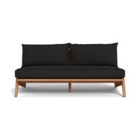 Mlb Teak 2 Seat Armless Sofa