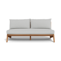 Mlb Teak 2 Seat Armless Sofa