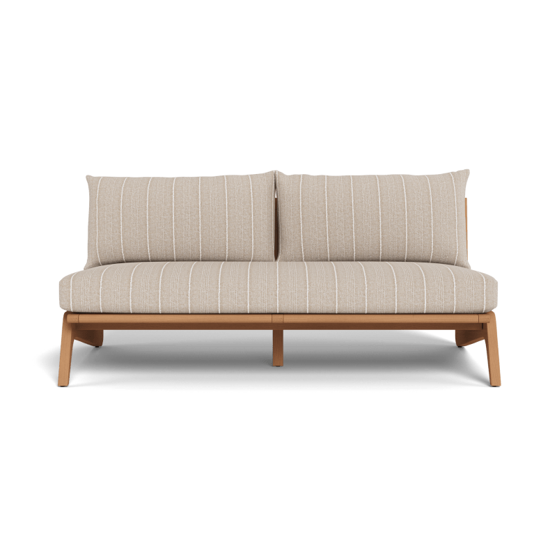 Mlb Teak 2 Seat Armless Sofa