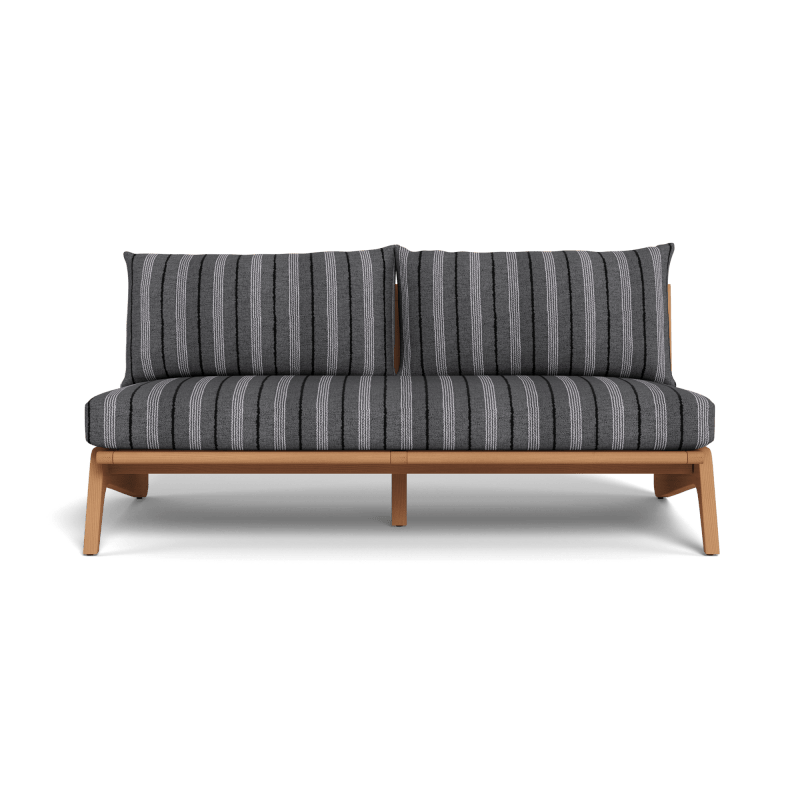Mlb Teak 2 Seat Armless Sofa