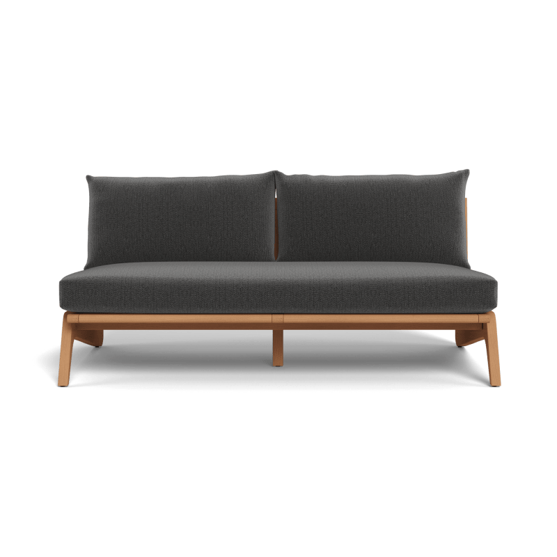 Mlb Teak 2 Seat Armless Sofa