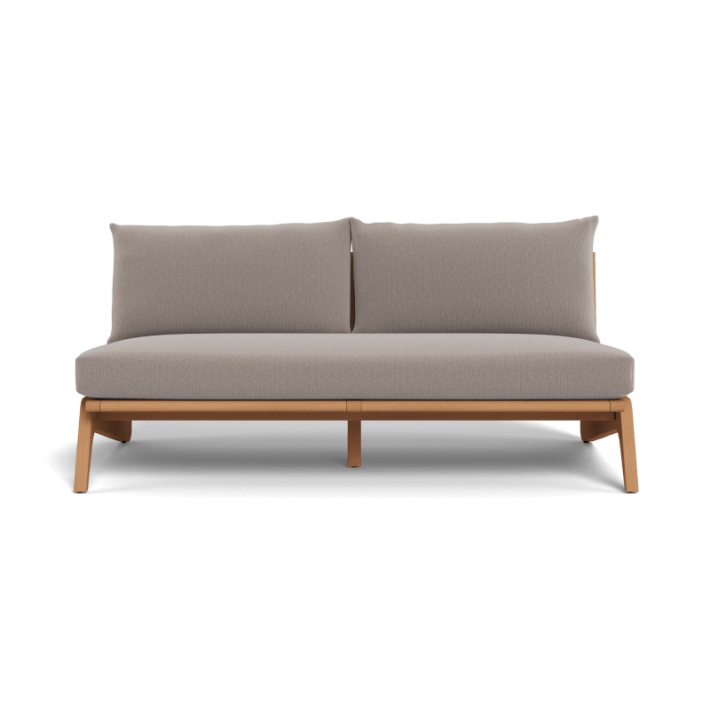 Mlb Teak 2 Seat Armless Sofa