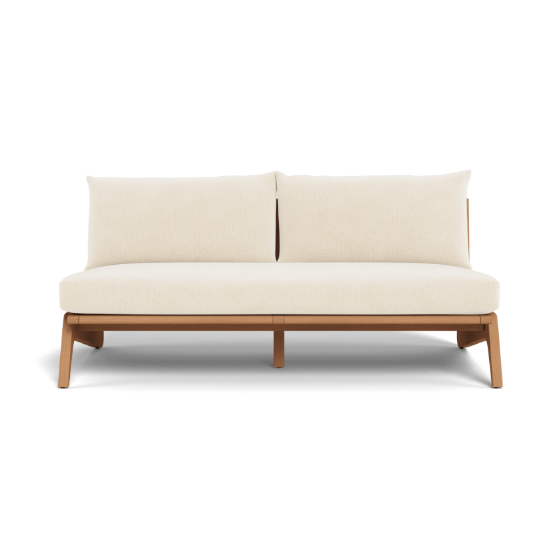 Mlb Teak 2 Seat Armless Sofa