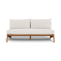 Mlb Teak 2 Seat Armless Sofa