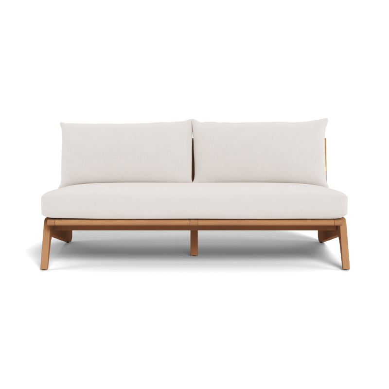 Mlb Teak 2 Seat Armless Sofa