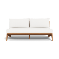 Mlb Teak 2 Seat Armless Sofa