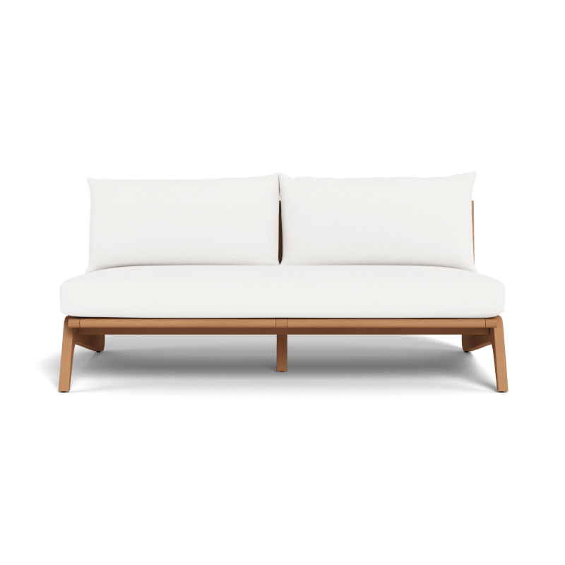 Mlb Teak 2 Seat Armless Sofa