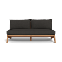 Mlb Teak 2 Seat Armless Sofa