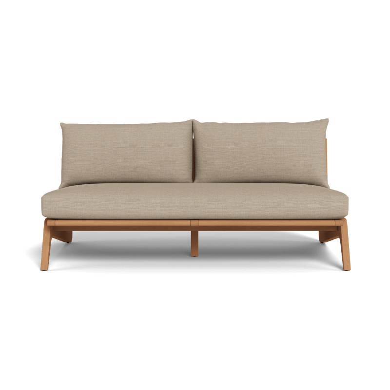Mlb Teak 2 Seat Armless Sofa
