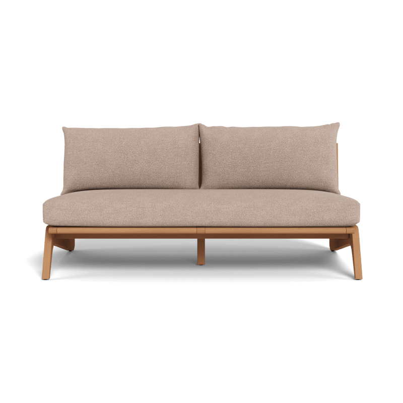 Mlb Teak 2 Seat Armless Sofa