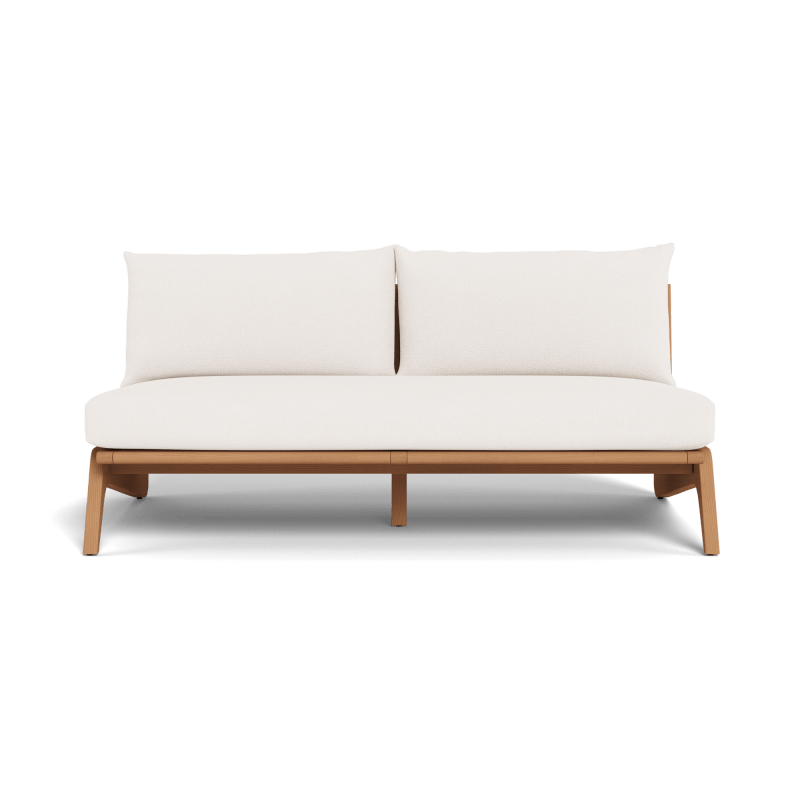 Mlb Teak 2 Seat Armless Sofa
