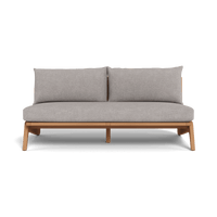 Mlb Teak 2 Seat Armless Sofa