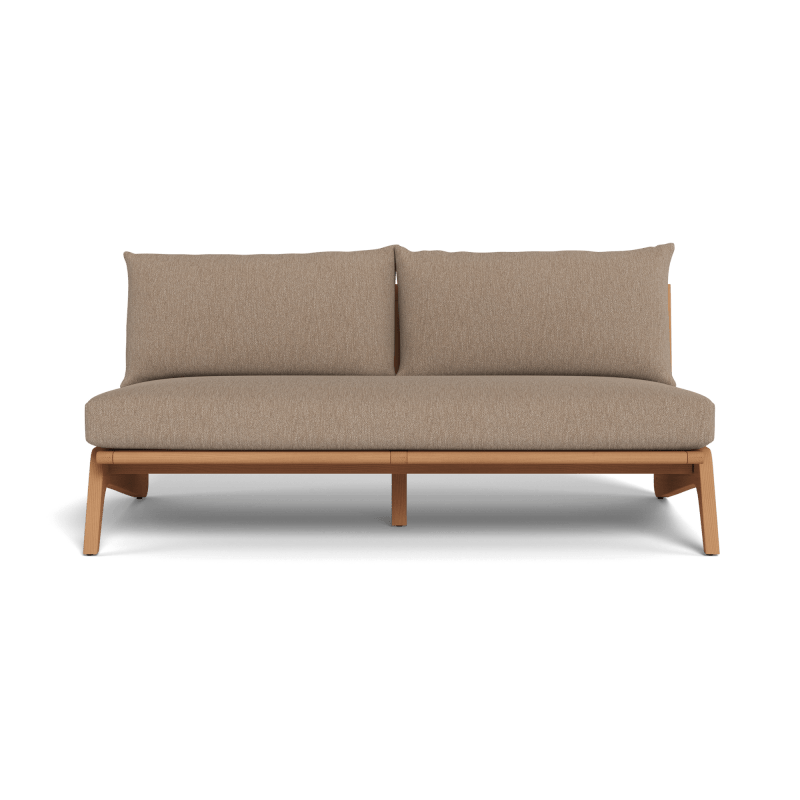 Mlb Teak 2 Seat Armless Sofa