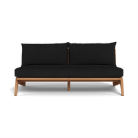 Mlb Teak 2 Seat Armless Sofa
