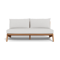 Mlb Teak 2 Seat Armless Sofa