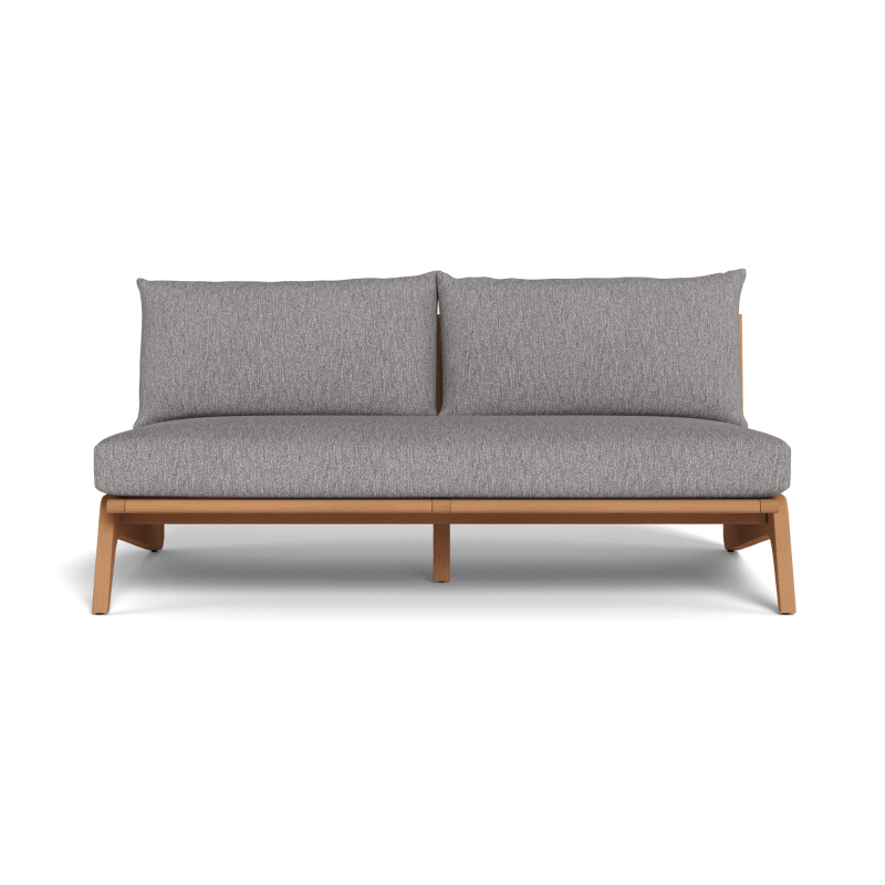 Mlb Teak 2 Seat Armless Sofa