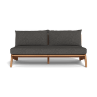 Mlb Teak 2 Seat Armless Sofa