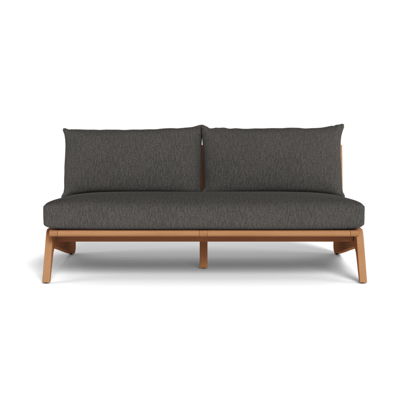 Mlb Teak 2 Seat Armless Sofa