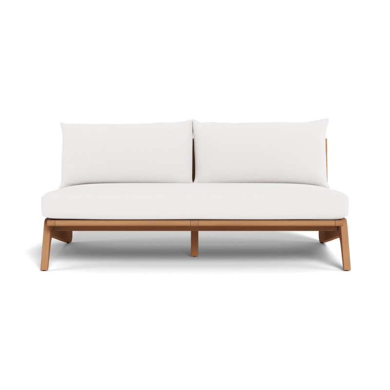 Mlb Teak 2 Seat Armless Sofa
