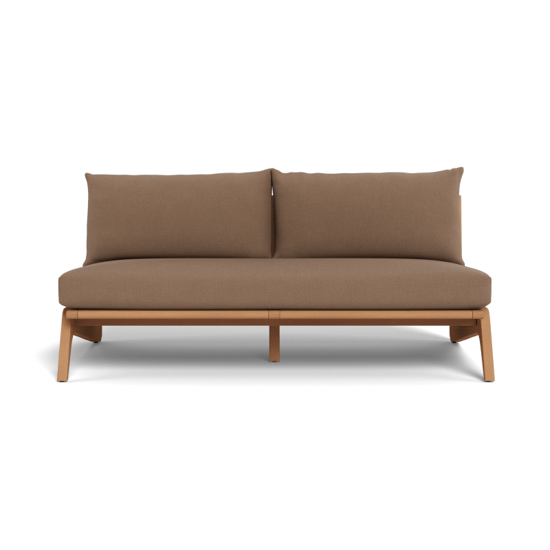 Mlb Teak 2 Seat Armless Sofa