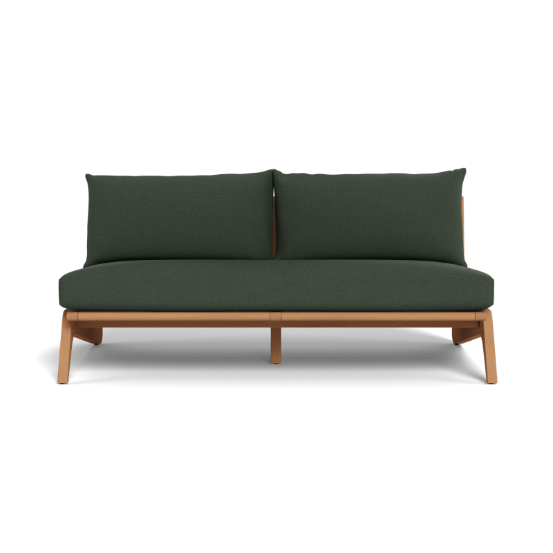 Mlb Teak 2 Seat Armless Sofa