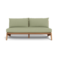 Mlb Teak 2 Seat Armless Sofa
