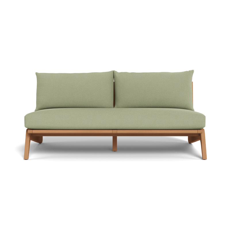 Mlb Teak 2 Seat Armless Sofa
