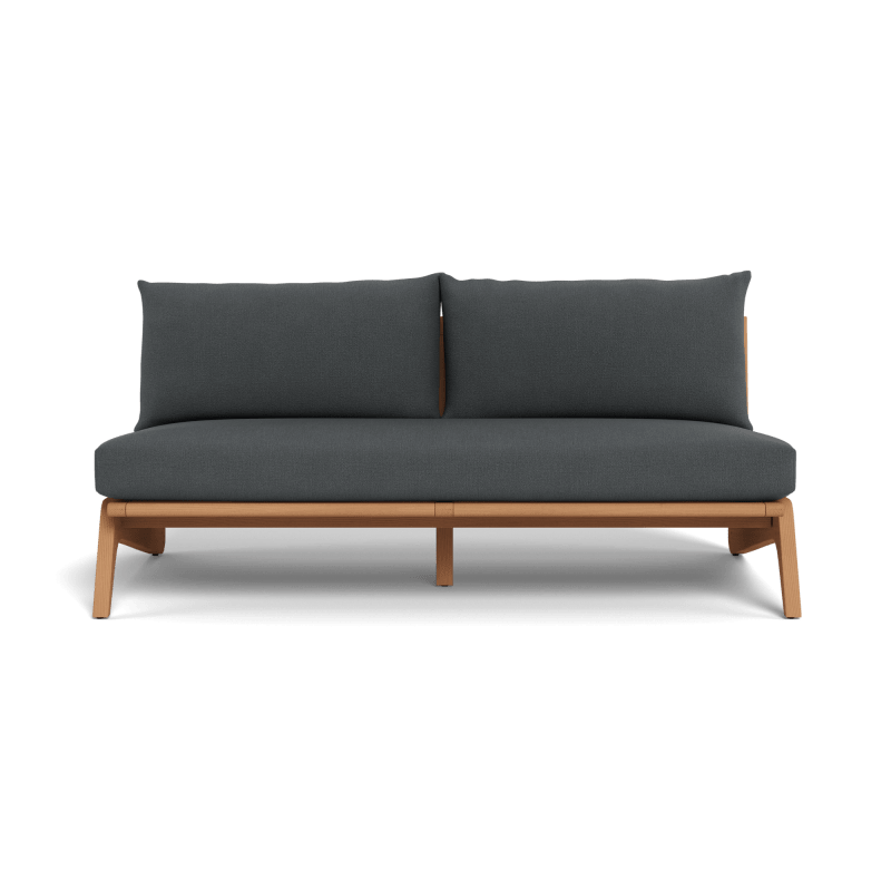 Mlb Teak 2 Seat Armless Sofa