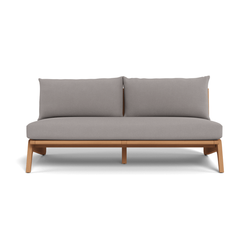 Mlb Teak 2 Seat Armless Sofa