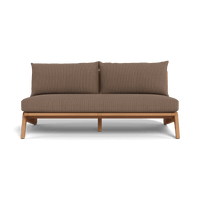 Mlb Teak 2 Seat Armless Sofa