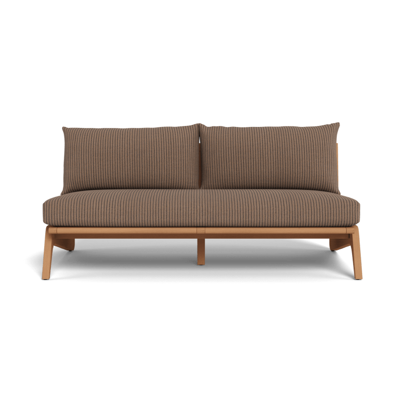 Mlb Teak 2 Seat Armless Sofa