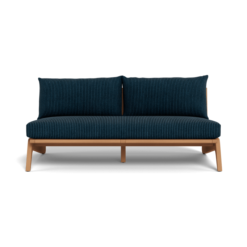 Mlb Teak 2 Seat Armless Sofa