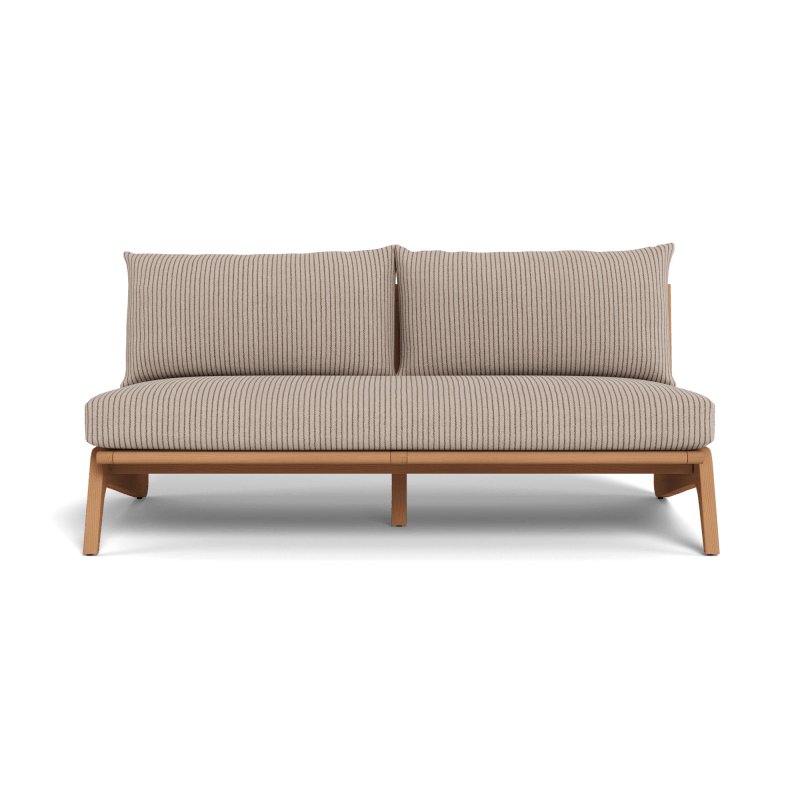 Mlb Teak 2 Seat Armless Sofa