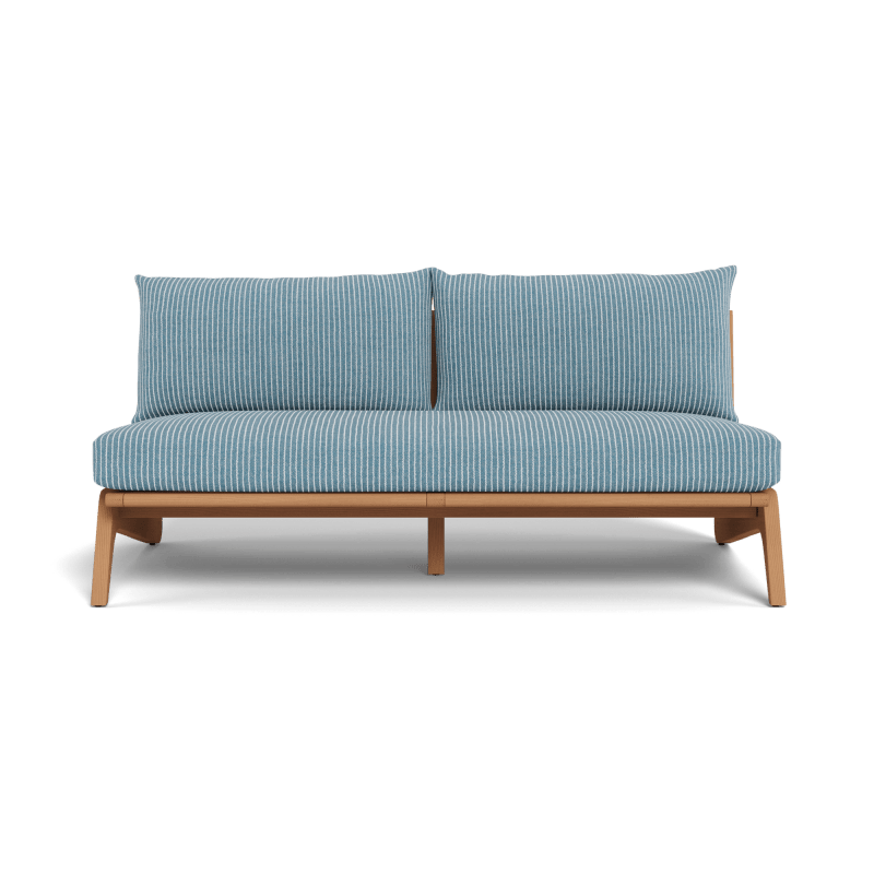 Mlb Teak 2 Seat Armless Sofa