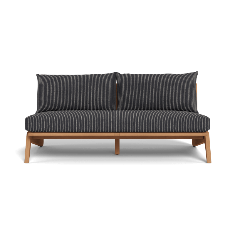 Mlb Teak 2 Seat Armless Sofa