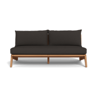 Mlb Teak 2 Seat Armless Sofa