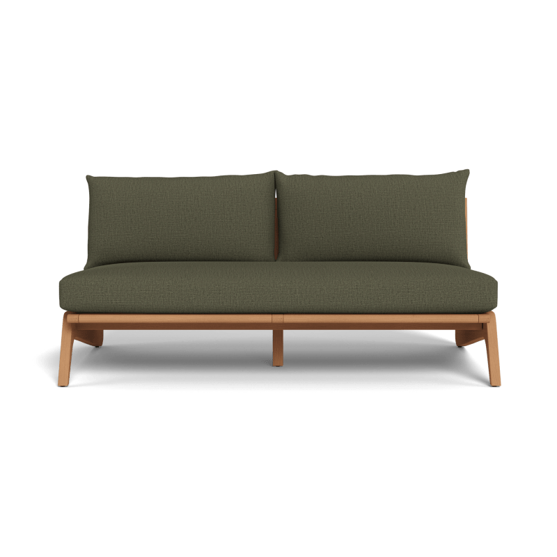 Mlb Teak 2 Seat Armless Sofa