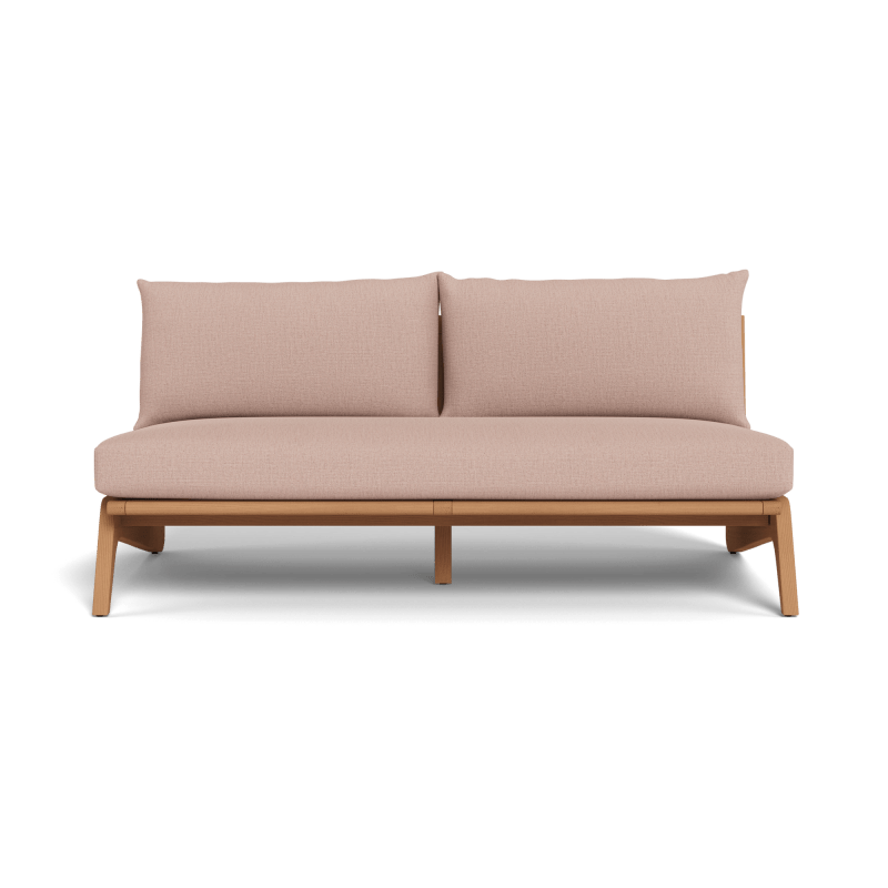 Mlb Teak 2 Seat Armless Sofa